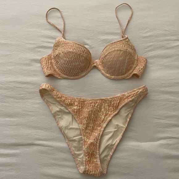 Triangl Swim Set in Cotton Candy - Picture 1 of 4